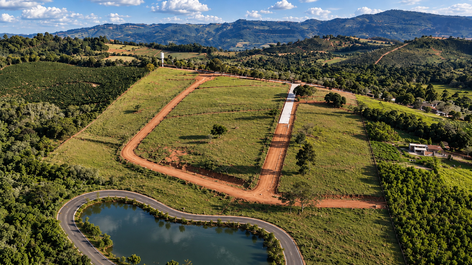 Lago do condomínio